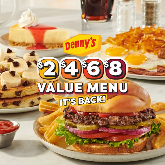 $2 $4 $6 $8 Value Menu | Denny's
